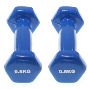 Set 2 Cufflinks clad Vinyl | Exercise Fitness | Traning in single home | Fitness | Weights 0.5-6Kg