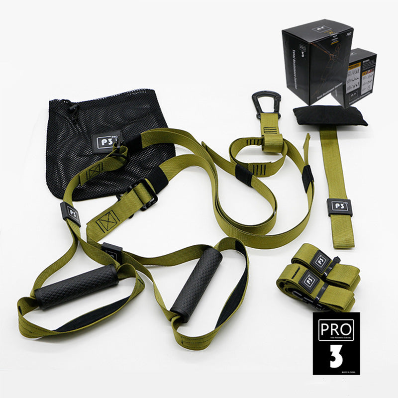 Multifunctional Suspension Resistance Bands Fitness Hanging Belt Tension Belt Pull Rope Resistance Tension Rope Yoga Belt Fitne
